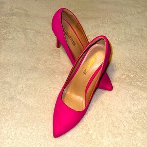 Hot Pink by Dream Pairs Heels sz 8
